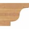 Ekena Millwork Newport Smooth Rafter Tail, Western Red Cedar, 3 1/2"W x 10"H x 12"L RFT04X10X12NEW00SWR - alternate 2